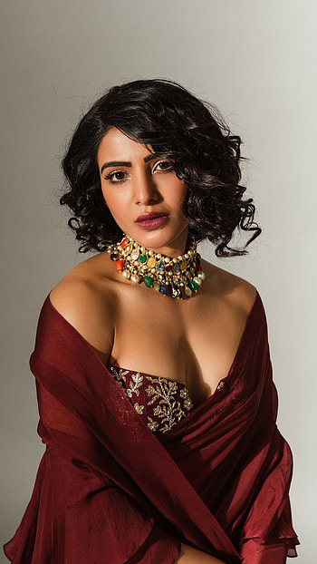 Samantha Akkineni, telugu actress, model HD phone wallpaper
