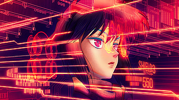 The Ghost In The Shell 2026, Motoko Kusanagi anime girl waifu retro anime, Cyberpunk HD wallpaper