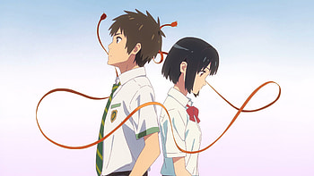 Makoto Shinkai, Kimi no Na wa, Tachibana Taki, Miyamizu Mitsuha HD wallpaper
