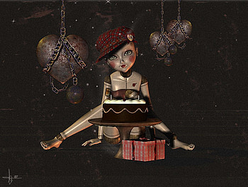 Happy Birtay Bon Ami, birtay, doll, bon ami HD wallpaper