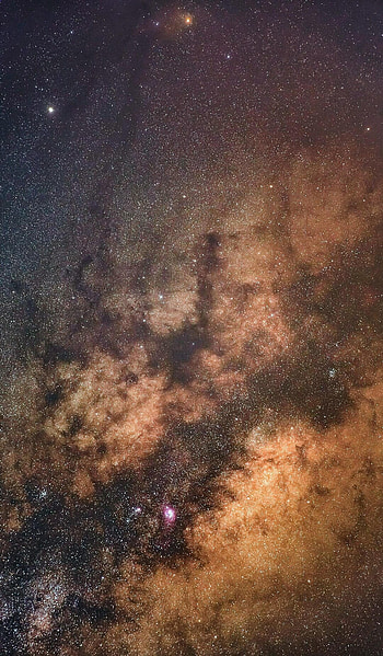 Universe, Stars, Brown, Nebula HD phone wallpaper