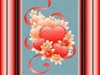 Background, Hearts, Love, Shine, Light, Tape HD wallpaper