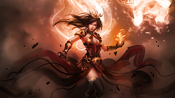 Female Warrior Fantasy , warrior, fantasy, artist, artwork, digital-art, deviantart HD wallpaper