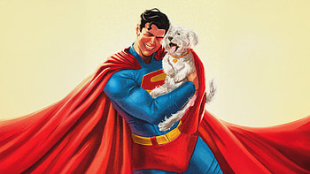 Superman Krypto Love Beyond Worlds, superman, krypto, superheroes, artwork, art, digital-art HD wallpaper