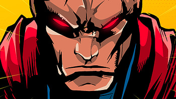 Red Eye Superman, superman, superheroes, digital-art HD wallpaper