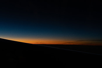Night, Sunset, Sky, Horizon, Dark HD wallpaper