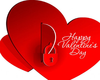 Happy Valentine's Day, heart, art, red, Valentines HD wallpaper