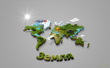 3D, Land, Earth, Map, Peace, World HD wallpaper