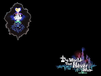 The World That Never WAS (KH2) (KHII), the world that never was, ii, logo, world, kingdom hearts 2 HD wallpaper
