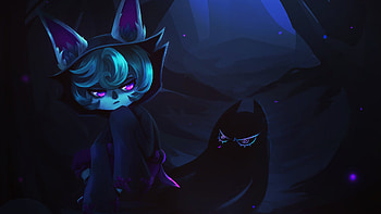 Purple Eyes Vex League Of Legends HD wallpaper