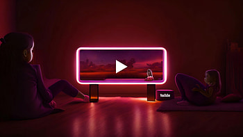 YouTube Neon, technology, Youtube HD wallpaper