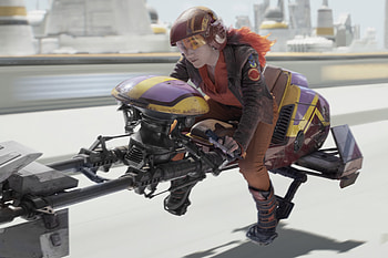 Ahsoka and Sabine Wren - Star Wars Characters, Sabine Wren, TV Show, Ahsoka (2023), speeder bike HD wallpaper