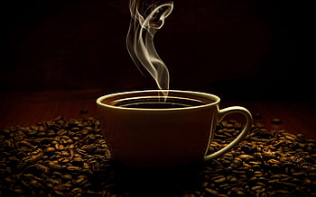 Coffee cup, Beverage accessory, Drink refreshment, Dark background HD wallpaper