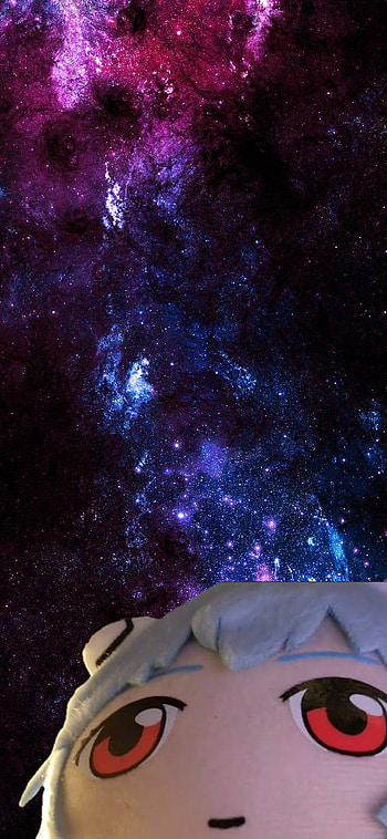 Cosmic Rei Plush, rei plush, Evangelion, meme, rei chikita, anime, space HD phone wallpaper