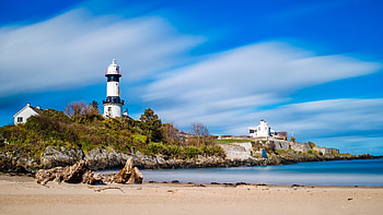 Ireland, man made, lighthouse HD wallpaper