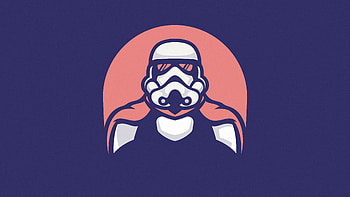 Star Wars Minimalist , stormtrooper, star-wars, artist, artwork, digital-art, minimalism, minimalist, dribbble HD wallpaper