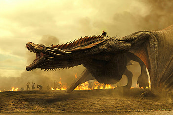 Daenerys and Dragon, Game of Thrones HD wallpaper