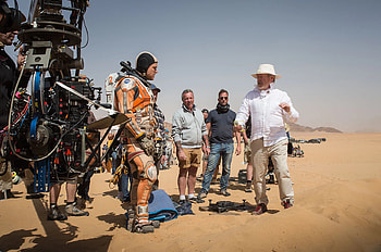 The Martian film, Movies better than books, Sci-fi adventure, Hollywood star HD wallpaper