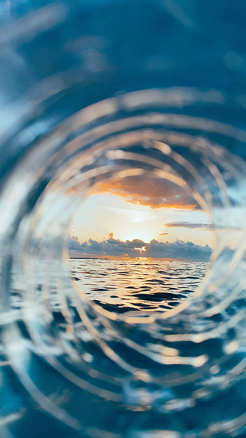 Nature, Water, Sunset, Sea, Clouds, Waves HD phone wallpaper