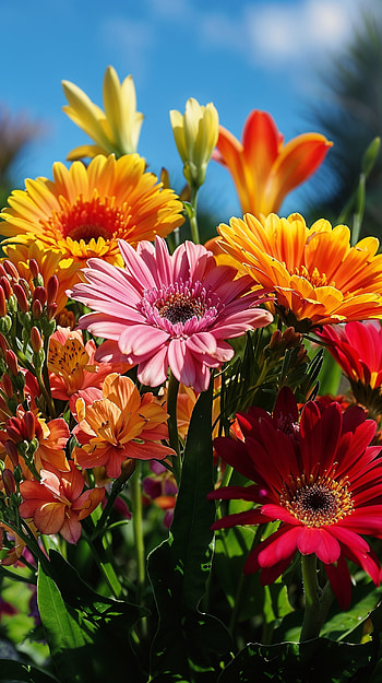 summer, flower HD phone wallpaper