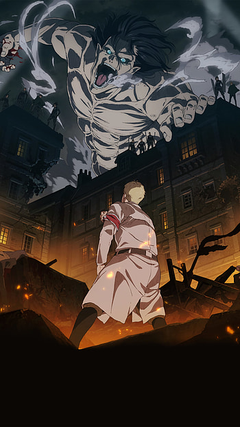 Titan Over Ruins — Attack on Titan ( & Android), Attack on Titan, Anime HD phone wallpaper