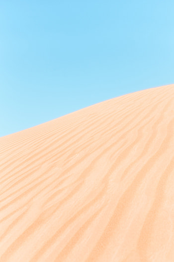 Sky, Sand, Desert, Minimalism, Hill HD phone wallpaper