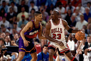 Kevin Johnson, Michael Jordan HD wallpaper