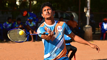 Ball Badminton, Intricate technique, Quick reflexes, Competitive matches HD wallpaper