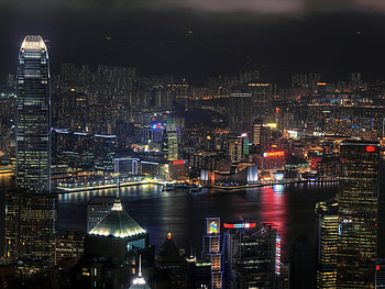 Landscape, Cities, Night HD wallpaper