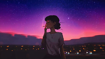 Girl Smoking Lofi Hip Hop Mix Beats To Relax Study To Cozy Lofi - YouTube, Lofi Smoke HD wallpaper