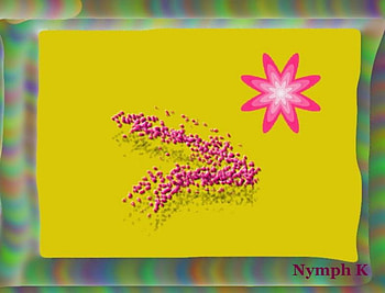 One flower, abstract, modern art, yellow, flower HD wallpaper