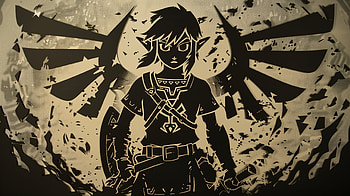 Zelda's Hero Link - Gaming, The Legend of Zelda, Link, video game, silhouette, fantasy HD wallpaper