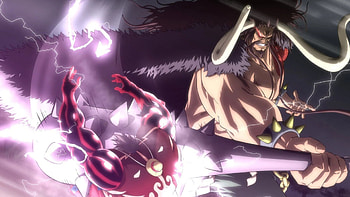 Luffy vs Kaido, One Piece, Intense battle, Epic clash HD wallpaper