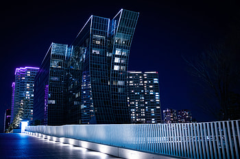 Cities, Architecture, City, Building, Lights, Night City, Backlight, Illumination HD wallpaper