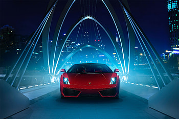 Lamborghini Gallardo, new red HD wallpaper