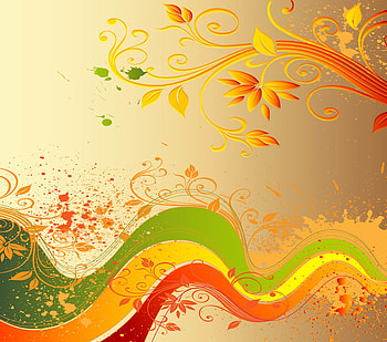 GRUNGE, background, yellow, gree, orange HD wallpaper