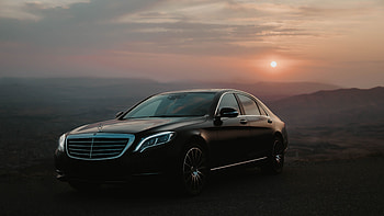 Twilight, Cars, Car, Machine, Dusk, Side View, Mercedes HD wallpaper