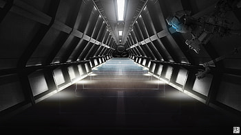 ... Sci-Fi Room - by ArtBasement HD wallpaper