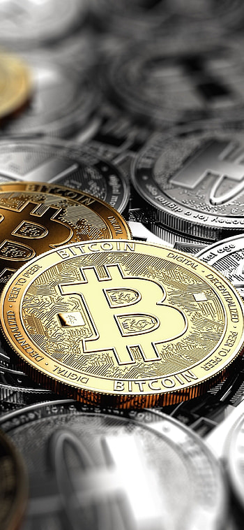 Bitcoin mobile , Digital currency, Sleek design, Modern look HD phone wallpaper