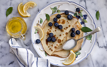 Pancakes, breakfast, graphy, food HD wallpaper
