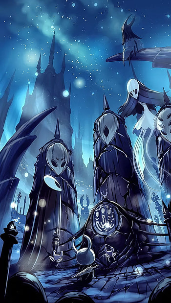 Hollow Knight Blue Nocturne — & Android , video game, Hollow Knight, blue, Dark Gaming HD phone wallpaper