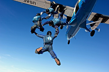 Tandem jumping, Air Sports HD wallpaper