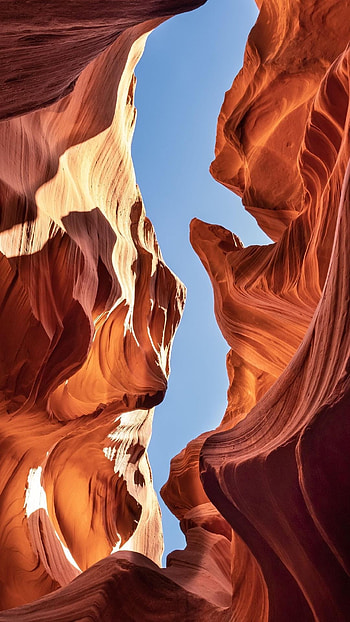 Sky within Antelope Canyon, Ethereal beauty, Nature's masterpiece, Tranquil escape HD phone wallpaper