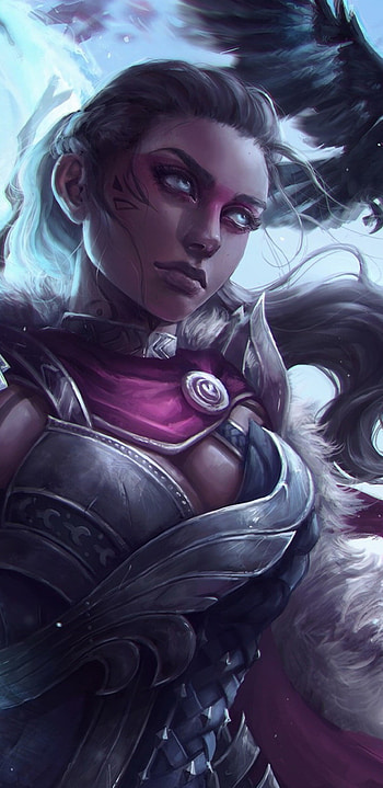Guild Wars, Woman warrior, Samsung Galaxy Note 9 HD phone wallpaper