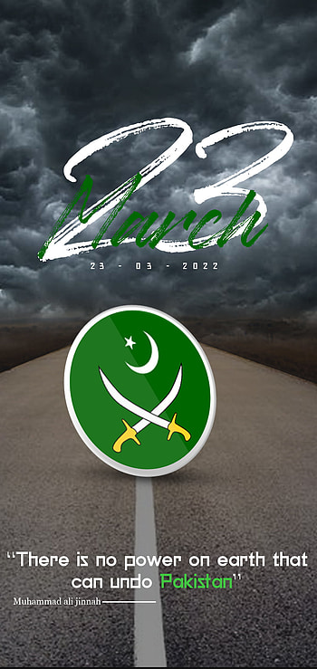 23 March Pakistan Day, symbol, green HD phone wallpaper