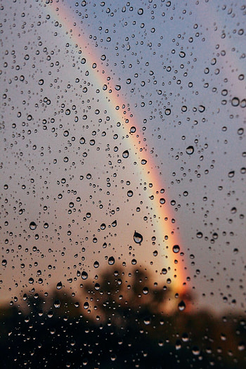 Rainbow, Rain HD phone wallpaper