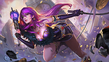 Beauty Assassin, sweet, purple hair, art, beautiful, long hair, beauty, woman, jewels, lady, fantasy, abstract, pretty, red, fantasy woman, assassin, female HD wallpaper