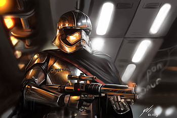 Captain Phasma Art 2020, captain-phasma, star-wars, artwork, movies, artstation HD wallpaper