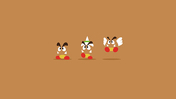 Goomba gaming enemy, Mushroom Kingdom, Classic Super Mario HD wallpaper