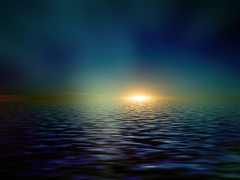 Sea, Horizon, Shine, Minimalism, Brilliance, Sunlight HD wallpaper